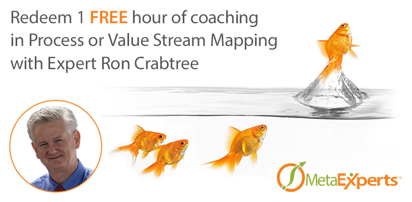 Free Hour of Coaching in Process or Value Stream Mapping with Expert Ron Crabtree