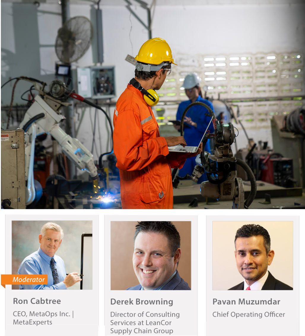MetaExperts® Announces New Webinar with Multi-Panelist Remote Council of Experts:  Can Industry 4.0 Supercharge Your ROI?