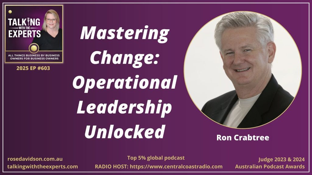 Talking with the Experts - Rose Davidson host and Ron Crabtree as guest